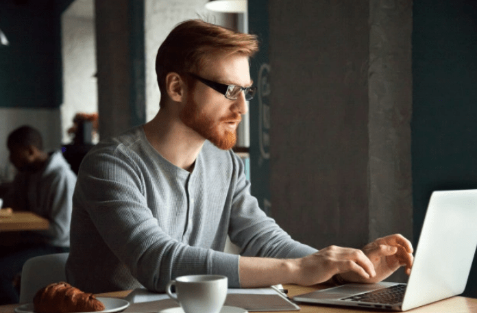 man optimizing Atlanta linkedin profile for personal branding